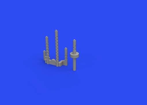 Eduard 648596 BRASSIN 1/48 P-38H gun barrels (TAM)