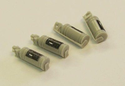 Plus model EL006 Fire extinguisher for allies car 1:35