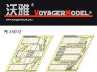 Voyager Model PE35092 Photo Etched set for Fenders for comet A-34 (For BRONCO 35010) (распродажа) 1/35