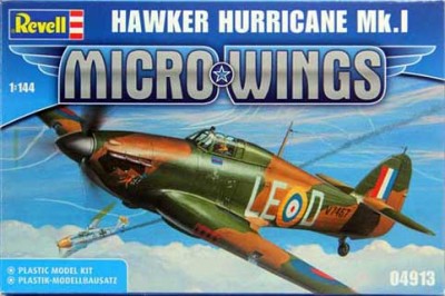 Revell 04913 Самолёт истребитель Хоукер Харрикейн ВВС Великобритании 1/144