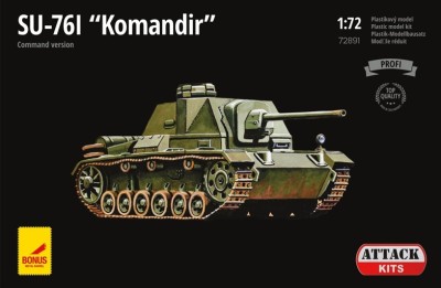 Attack Hobby 72891 SU-76I Command Version (with metal barrel) 1/72