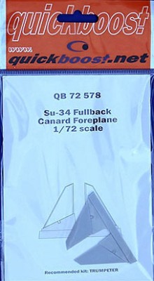QuickBoost QB72578 Su-34 fullback canard foreplane (TRUMP) 1/72
