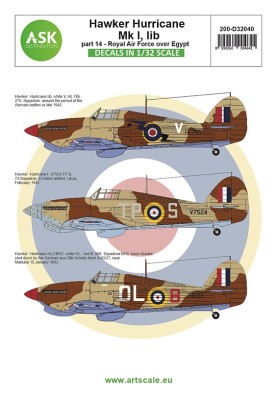 Art Scale 200-D32040 Hawker Hurricane Mk.I, IIb part 14 1/32