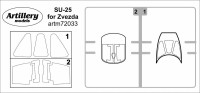 Fly model M7233 Mask for SU-25 (ZVE) 1/72