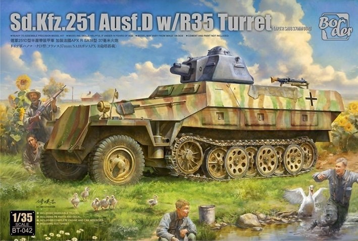Border Model BT-042 SdKfz 251 Ausf. D с башней R35 1/35
