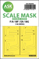 Art Scale 200-M48066 Boeing F/A-18F Super Hornet / EA-18G Growler canopy frame paint masks (inside and outside) 1/48