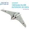 Quinta studio QD48529 Horten Ho 229 (Zoukei Mura SWS) 3D Декаль интерьера 1/48