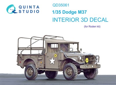 Quinta Studio QD35061 Dodge M37 (Roden) 1/35