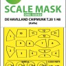 Art Scale 200-M48280 De Havilland Chipmunk T.20 one-sided painting mask 1/48