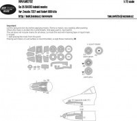 New Ware NWA-M0792 1/72 Mask Su-25 BASIC (ZVE 7227 / ITAL 089)