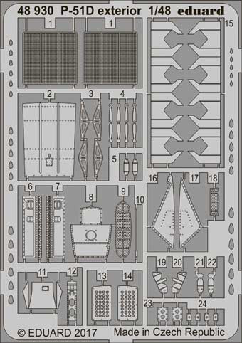Eduard 48930 P-51D exterior 1/48