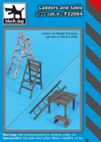 Black Dog F32064 Ladders and table 1/32