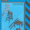 Black Dog F32064 Ladders and table 1/32