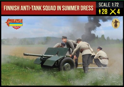 Strelets STR24572 Finnish Anti-Tank Squad in Summer DressWWII 1/72