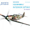 Quinta Studio QD32058 Bf 109K-4 (для модели Hasegawa) 3D Декаль интерьера кабины 1/32