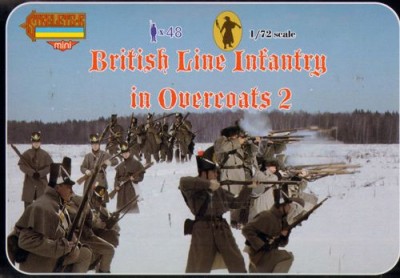 Strelets STRM097 British Line Infantry in Overcoats 2 (Napoleonic) 1/72