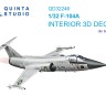 Quinta Studio QD32246 F-104A (Italeri) 3D Декаль интерьера кабины 1/32