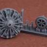 Sbs 72085 Finnish Brewster B-239 Engine&Exhaust Set 1/72
