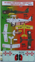 Kora Model DEC72296 DH.82/82A Portuguese Service Part 2 декали декали 1/72