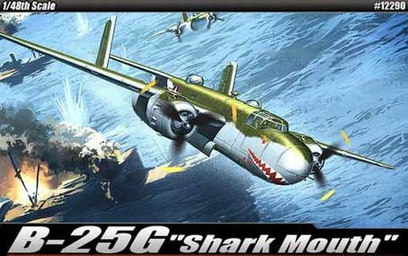 Academy 12290 Самолет B-25G "Shark Mouth" Academy 1/48