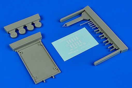 Aerobonus 480148 USAF Utility trailer wagon 36x60 inch 1/48