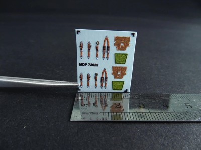 Metallic Details P72022 France seat belts WWII (3D-Printed) 1/72