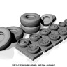 Armory ARAW48310 Lockheed C-130 Hercules wheels, mid type 1/48