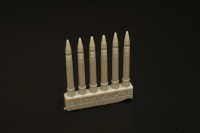 Hauler 72151 8.8cm KwK36 ammo for Pz.VI Tiger (resin) 1/72