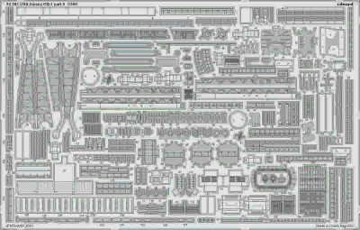 Eduard 53291 SET 1/350 USS Alaska CB-1 part 3 (HOBBYB) 1/350
