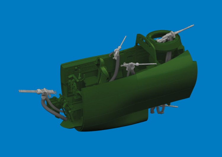 Eduard 6481153 BRASSIN Do 217K guns PRINT (ICM) 1/48