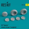 Reskit RS32-251 DH 'Vampire' wheels set type 3 (weighted) 1/32