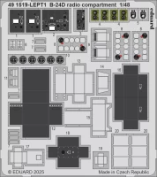 Eduard 491519 SET B-24D radio compartment (HOBBYB) 1/48