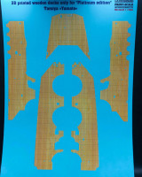 Print Scale 3D350-003 3D printed wooden decks for "Platinum edition" Tamiya "Yamato" 1/350