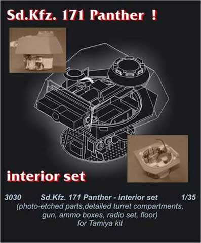CMK 3030 Pz. V Panther - interior set for TAM 1/35