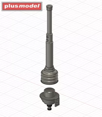 Plusmodel DP3032 US antennas I (3D Print) 1/35