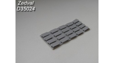 Zedval D35024 Containers of explosive reactive armor &quot;Kontact-3&quot; type &quot;D&quot; 1/35
