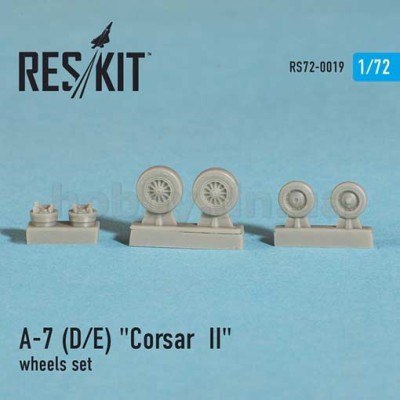 ResKit RS72-0019 A-7 &quot;Corsair II&quot; (D) wheels set 1/72