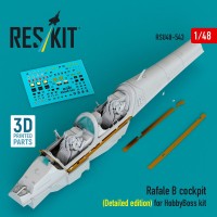 Reskit U48543 Rafale B cockpit - Detailed (HOBBYB) 1/48