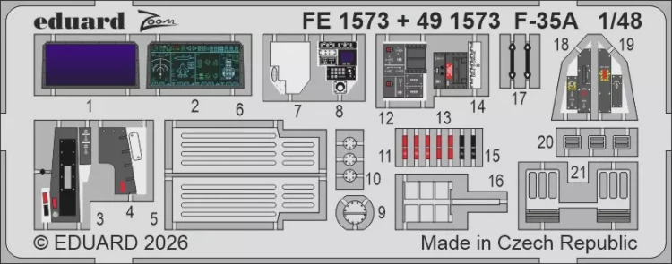 Eduard FE1573 F-35A (ITAL) 1/48
