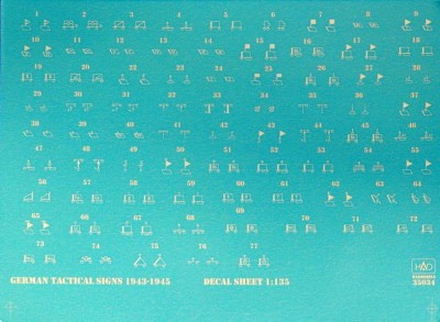 HAD J35034 Decal German Tactical Symbols WWII (part 2) 1/35