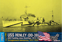 Combrig 70671 USS Paulding-class DD-39 Henley, 1912-1919 1/700
