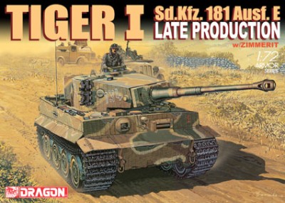 Dragon 7203 Pz.Kpfw. VI Ausf. E Tiger I (late prod., w/zimmerit)