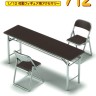 Hasegawa 62002 Набор стол и стул для конференц-зала (MEETING ROOM DESK & CHAIR) 1/12