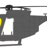 Eduard EX1174 Mask MH-6J TFace (ICM) 1/48