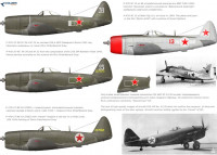 Colibri decals 48027 P-47 Тандерболт в СССР декаль 1/48