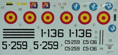 LF Model C3211 Decals F-86F Sabre over Spain - part I 1/32