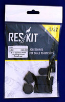 Reskit RS32-0025 F-16 (C) bl.40-52 'Fighting Falcon' wheels 1/32