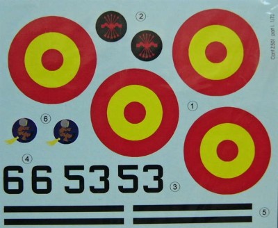 LF Model C72120 Decals Cant Z.501 over Spain - Part 1 (ITA) 1/72