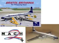 Mach 2 MACHGP086 Bristol Britannia BOAC version (figures and ground equipment is not included) 1/72
