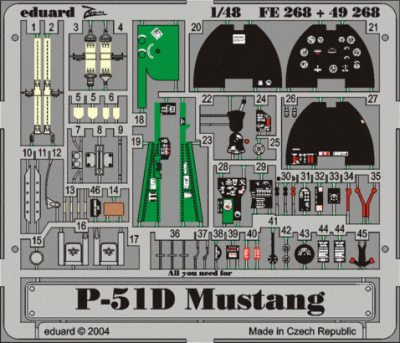 Eduard FE268 P-51D HAS